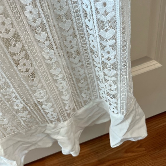 FOR LOVE & LEMONS LOVEBIRD LACE MIDI DRESS - Picture 9 of 16